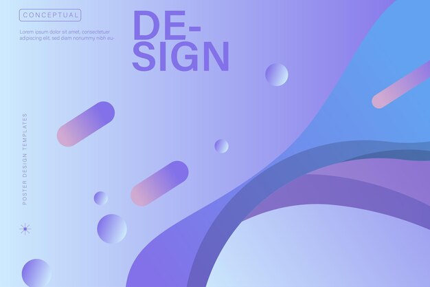 abstract colorful background template banner