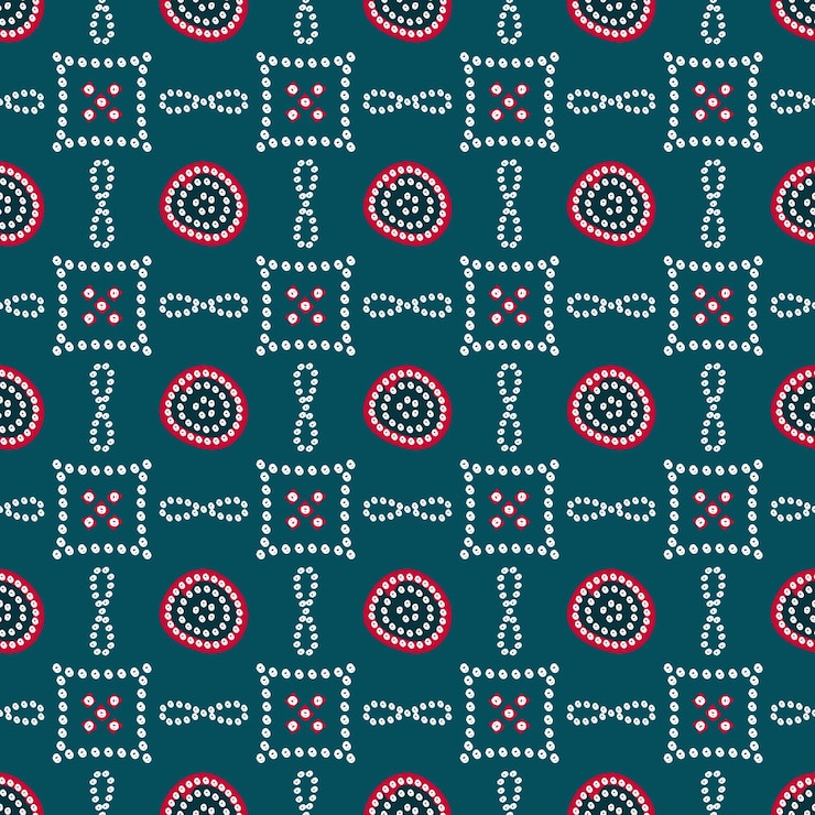 Vector abstract colorful ethnic textile pattern ts085