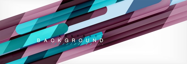 Abstract colorful lines modern geometric background design