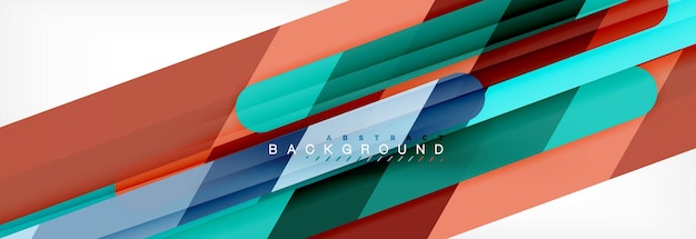 Abstract colorful lines modern geometric background design