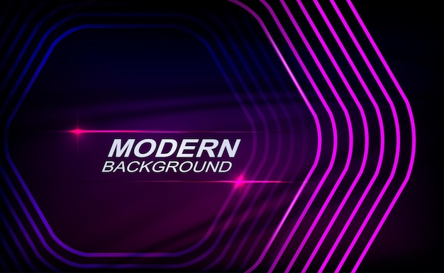 abstract composition of dark purple color polygonal figure with rounded corners as a frame