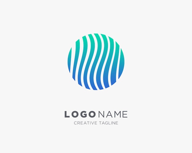 Abstract Creative Circle Logo Gradient