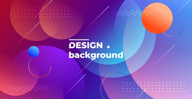 abstract creative colorful geometric background. trendy gradient shapes composition. eps10 vector.
