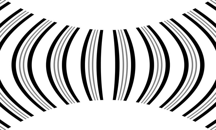Vector abstract curved lines pattern