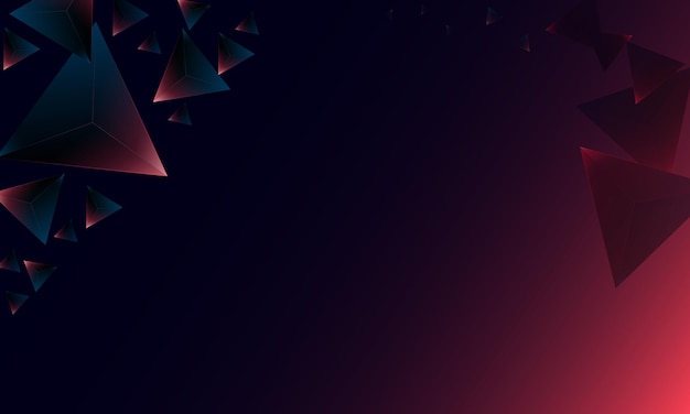 abstract dark purple polygon triangles shape pattern on background. illustration vector design