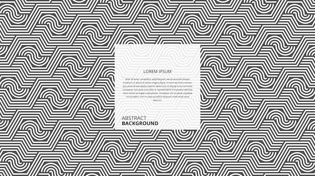 abstract decorative  hexagonal zigzag lines pattern