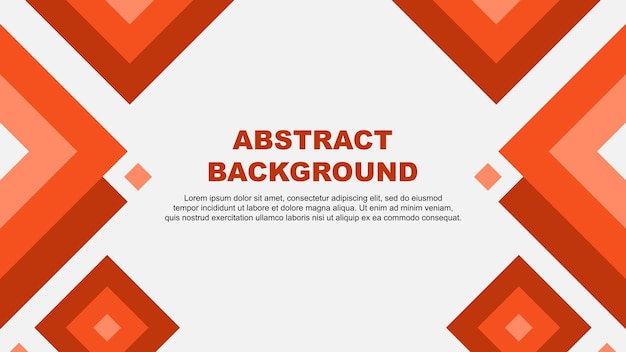 Abstract Deep Orange Background Design Template Abstract Banner Wallpaper Vector Illustration Abstract Deep Orange Template