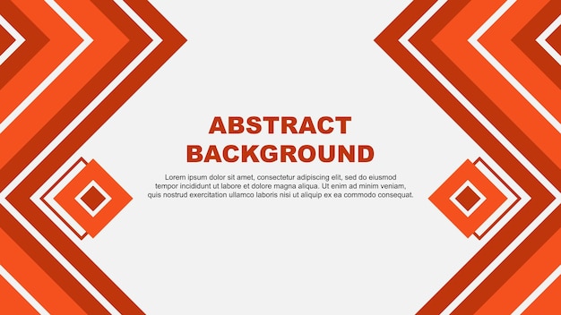 Abstract Deep Orange Background Design Template Abstract Banner Wallpaper Vector Illustration Deep Orange Design