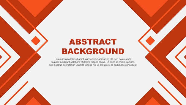 Abstract Deep Orange Background Design Template Abstract Banner Wallpaper Vector Illustration Deep Orange Illustration