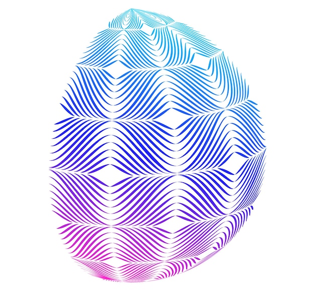 Abstract digital sphere with gradient lines Futuristic globe design symbolizing big data neural networks blockchain technology innovation and global connection for hitech projects and present