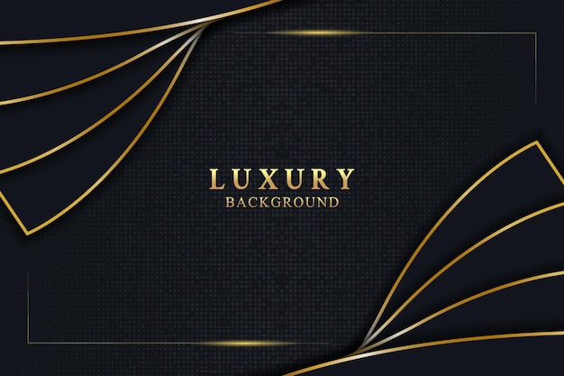 Abstract elegant luxury background concept with black and gold texture