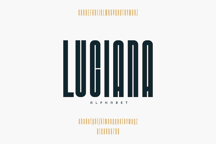 Vector abstract fashion font alphabet. minimal modern urban fonts for logo, brand etc. typography typeface