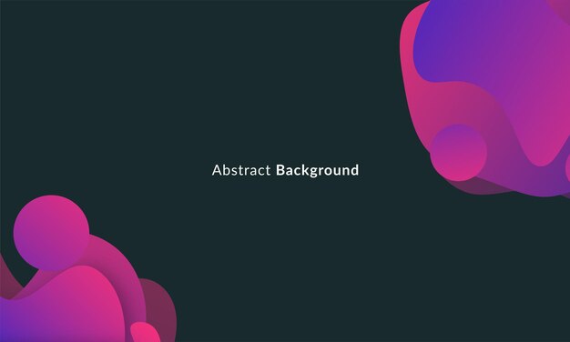 abstract fluid background with colorful gradient