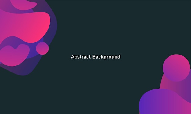 abstract fluid background with colorful gradient