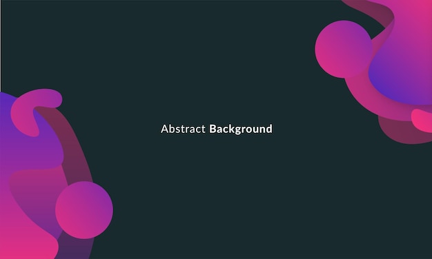 abstract fluid background with colorful gradient