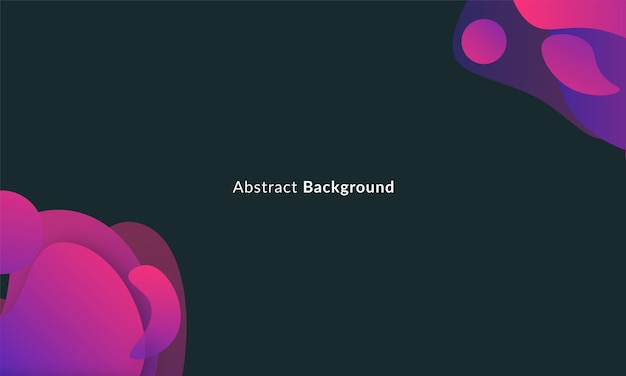 abstract fluid background with colorful gradient
