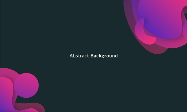 abstract fluid background with colorful gradient