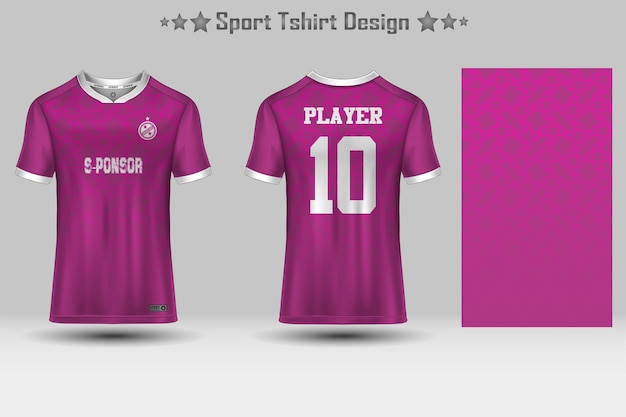 abstract football jersey geometric pattern mockup template sport tshirt design