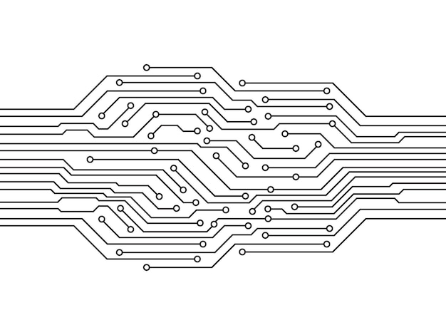 Abstract futuristic circuit board technology background