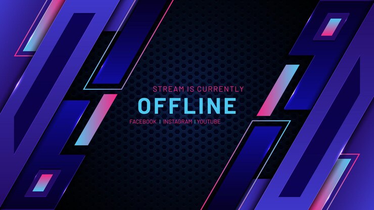Abstract Futuristic Streaming Background Premium Vector