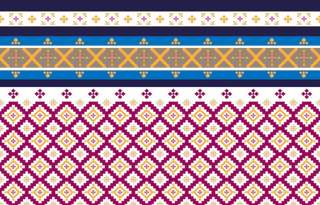 abstract geometric and tribal patterns used in cloth or printing industry geometric vector