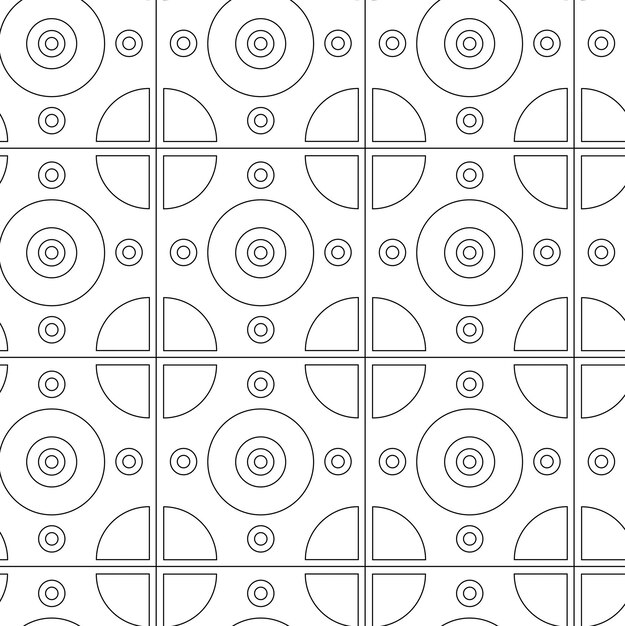 abstract geometric pattern with crosses stripes lines seamless background white and black ornament