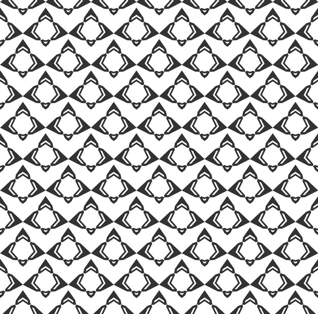 Abstract geometric Seamless pattern Repeating geometric Black and white texture geometric decoration
