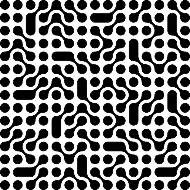 Abstract Geometric Seamless Pattern