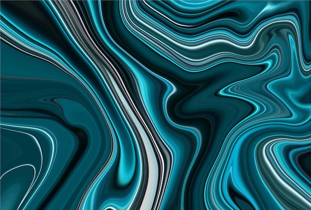 Abstract glossy liquid background design with wavy effect