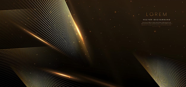 Abstract golden luxury background