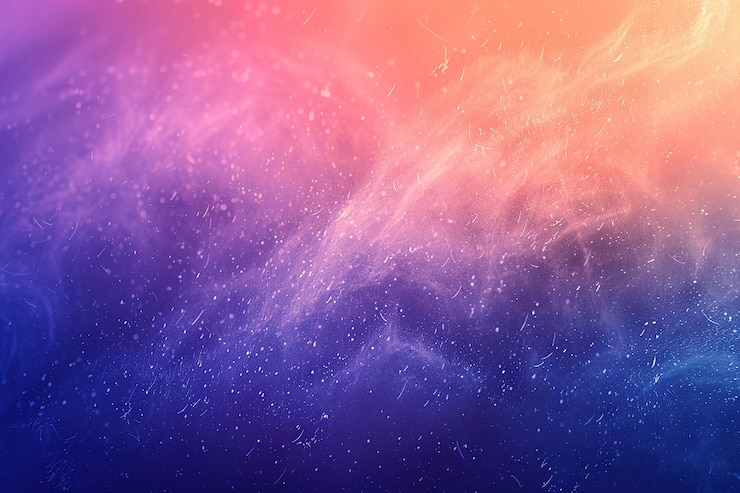 Vector abstract gradient background grainy gradient blue to purple and orange grain texture blurred gradien