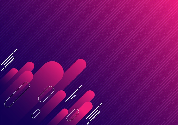Vector abstract gradient geometric shape background.