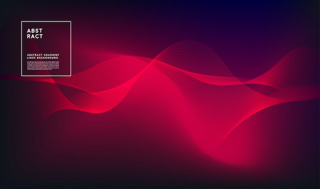 Abstract Gradient Lines Background