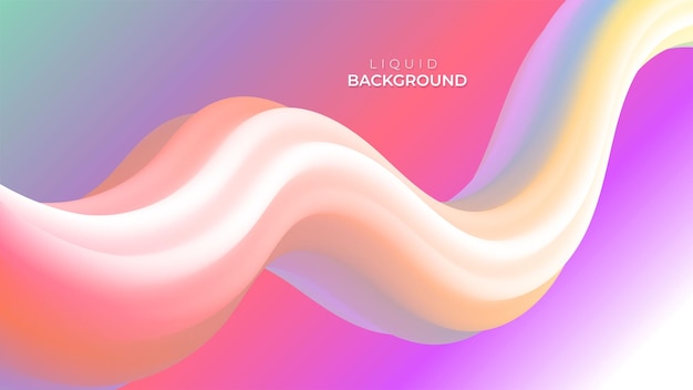 abstract gradient liquid background design