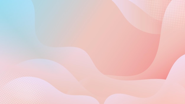 Abstract Gradient pink blue liquid Wave Background