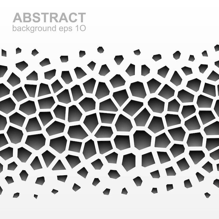 Vector abstract grayscale geometric pattern