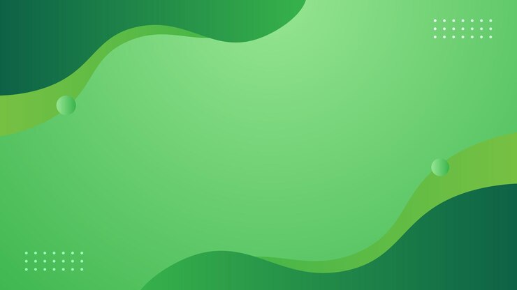 Vector abstract green background with dynamic curves