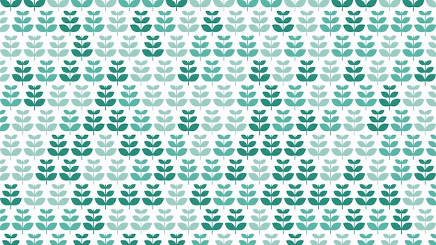 abstract green leaves seamless pattern background