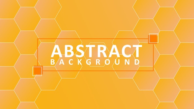 Abstract hexagon illustration design background