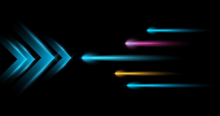 abstract line and speed light blue colorfull