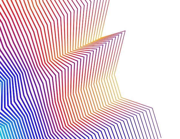 abstract lines black white design element on white background of angle waves vector illustration eps 10 for grunge elegant business card print brochure flyer banners cover book label fabric