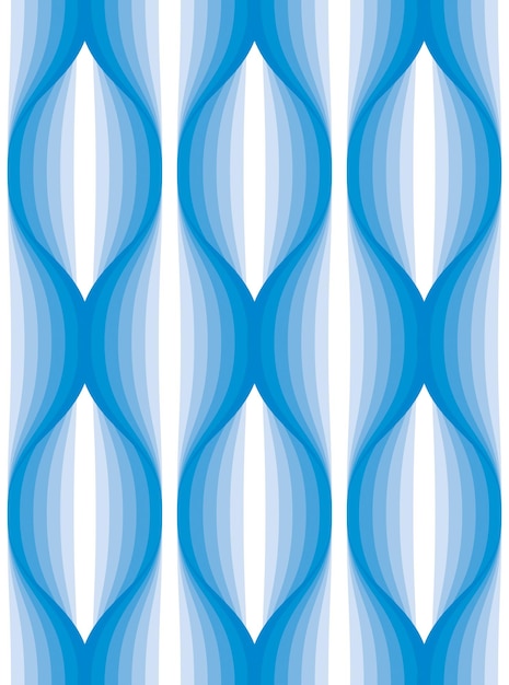 Abstract lines geometric seamless pattern, vector repeat endless fabric background. Wavy curve shapes trendy repeat motif. Usable for fabric, wallpaper, wrapping, web and print. Blue color.
