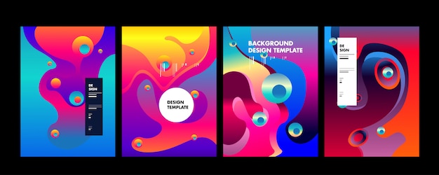 Abstract liquid shape background