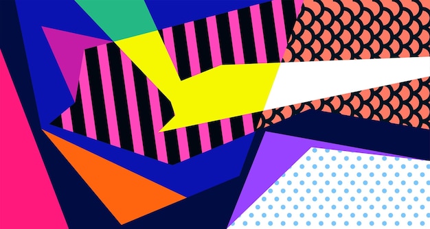 Abstract liquid shape Dynamic and geometric design Isolated gradient waves with geometric lines dots batik Indonesia pattern Vector illustration