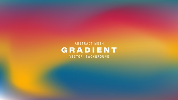abstract mesh gradient vector background colorful smooth blend