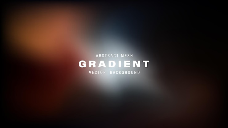 Vector abstract mesh gradient vector background dark brown tones