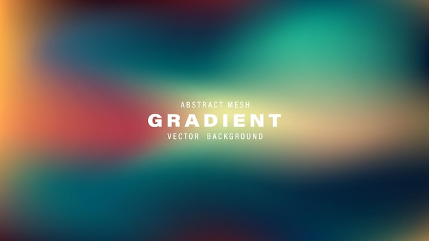 Abstract Mesh Gradient Vector Background Design Template Colors