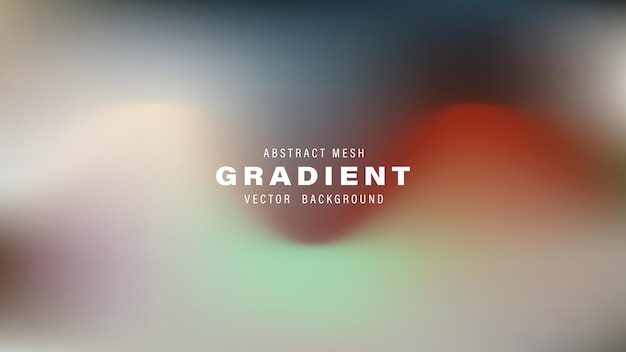 Abstract Mesh Gradient Vector Background Design Template