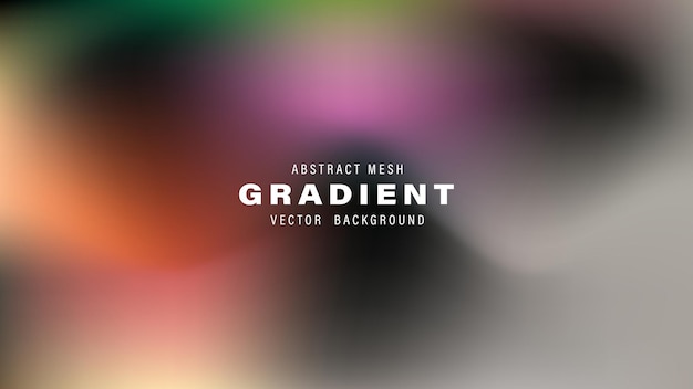Abstract Mesh Gradient Vector Background Design Template
