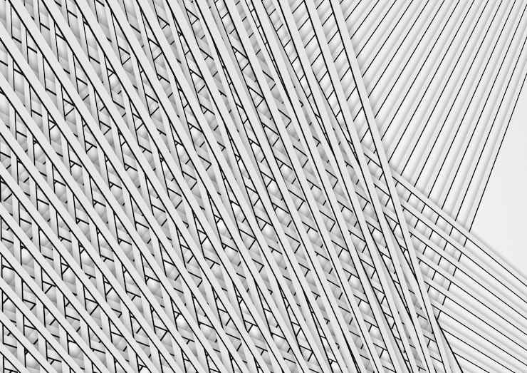 Vector abstract minimal background with black and white stripes